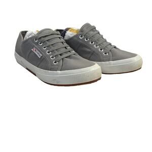Superga 2750 Cotu classic gray canvas sneakers. Size 39.5. 9-women’s.  7-men’s